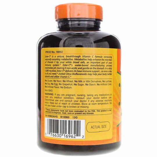 Ester-C 500 Mg w/Citrus Bioflavonoids, AH